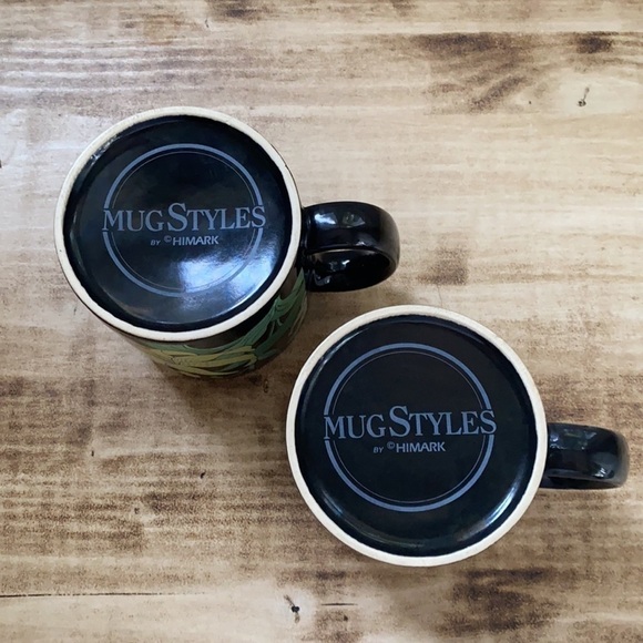 Set of 2 Floral 70s Hilmark Mugs - Picture 8 of 10